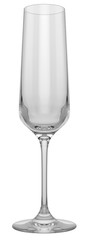 Empty glass on white background, mock up