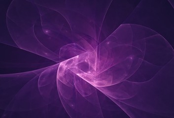Digital Art: Fractal Graphics: The Fire Triangle in pink. Fantastic Wallpaper / Background / Pattern.