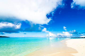 Sea, beach, seascape. Okinawa, Japan, Asia.
