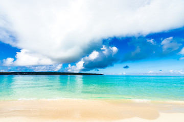 Sea, beach, seascape. Okinawa, Japan, Asia.