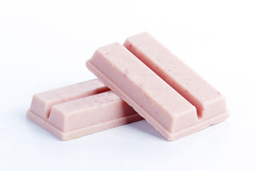 Strawberry chocolate wafer