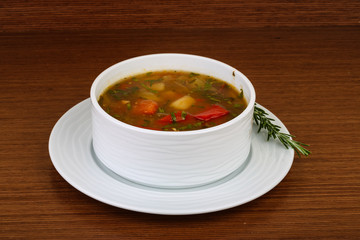 Caucasian soup - chanakhi
