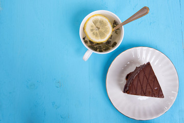 Slice of Chocolate Cake