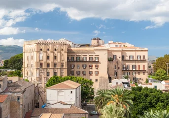 Foto op Plexiglas "Palazzo dei Normanni", the seat of the regional Sicily parliament, in Palermo © Roberto Lo Savio
