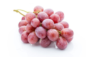 Grape on the white background. Fresh  berry.