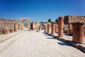 Fototapeta premium Ancient ruins of Pompei
