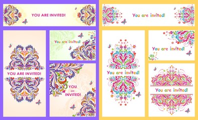 Collection of invitations