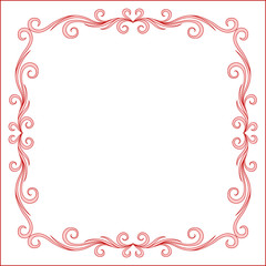 Vintage Greeting Card Frame Design