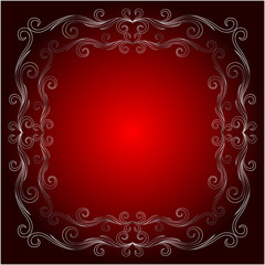 Vintage Greeting Card Frame Design