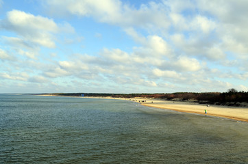 Baltic sea coast near the city of Palanga
