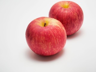  Fresh apple isolated on white background