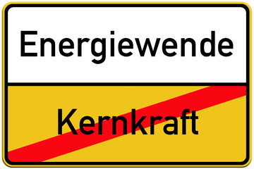 Energiewende 7 / Schild 
