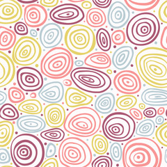  Vector abstract chaos seamless pattern