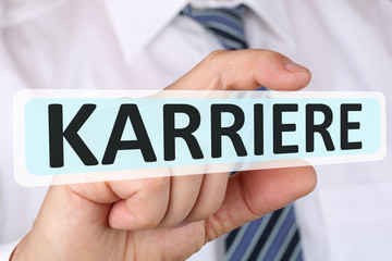 Business man Konzept mit Karriere Erfolg im Beruf