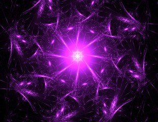 Fototapeta premium Abstract fractal wreckage, digital artwork for creative graphic design
