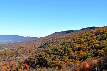 West Virginia Mountains in Autumn
