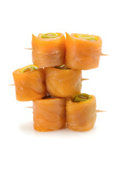 Salmon Rolls with Olive