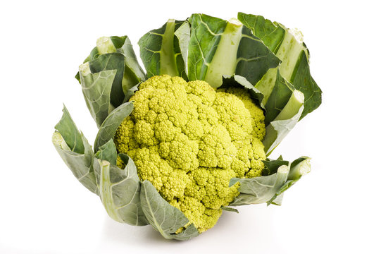 Green organic Cauliflower head