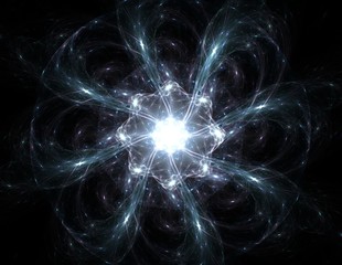 Fototapeta premium Abstract fractal patterns and shapes. Fractal texture for prints.