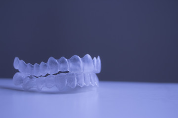 Invisible dental teeth brackets tooth plastic braces 