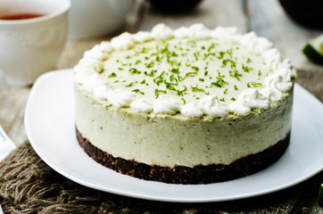 avocado lime cheesecake