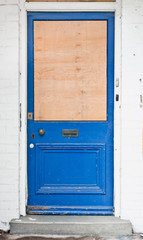 Boarded up