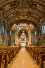 Fototapeta na wymiar Basilica of St. Mary in Minneapolis 5
