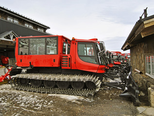 Obraz premium snowplow truck