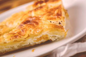 Burek, a traditional Balkan dish