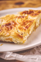 Burek, a traditional Balkan dish