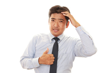 笑顔のビジネスマン