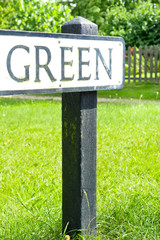 Green sign