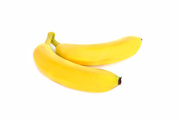 Fototapeta na wymiar Bananas / Ripe banana fruit isolated on white background