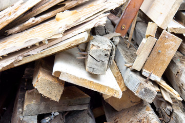 Waste wood