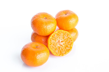 orange isolated on white background