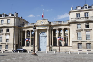 Entrée de l'Assemblée Nationale, Palais Bourbon à Paris