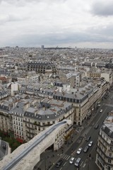 Fototapeta premium Panorama de Paris, vue depuis la Tour Saint Jacques