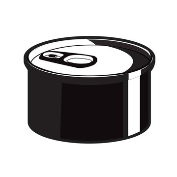 recommend clip art: Can silhouette outline vector