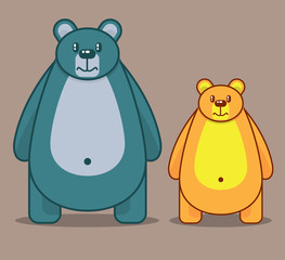 Cartoon bear vector