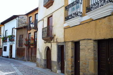 Fototapeta na wymiar Villafranca del Bierzo by Way of Saint James Leon