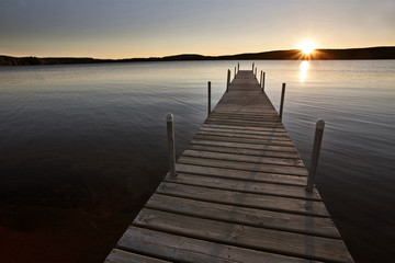 Fototapeta na wymiar Algonquin Park Muskoka Ontario Lake Wilderness