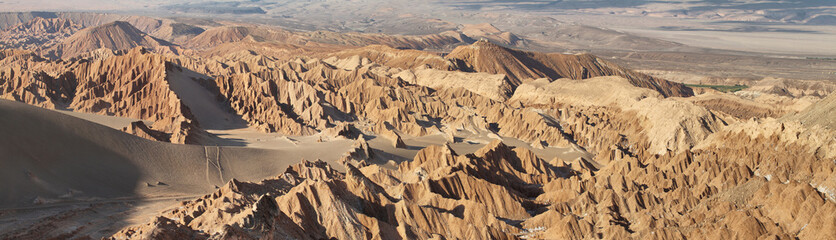Desert landscape of Valley of Mars