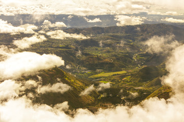 Experience breathtaking views from the summit of Tungurahua volcano in Ecuador,capturing the awe inspiring beauty at an altitude of 4200m.