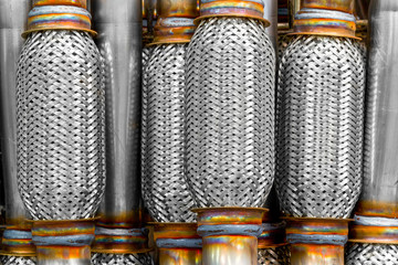 A galvanized pipe with a filter, removing gases and particles, ensuring clean air and efficient...