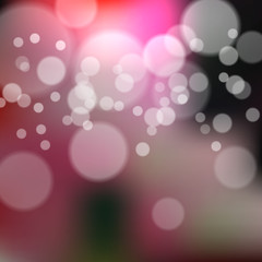 Blurred background with bokeh effect