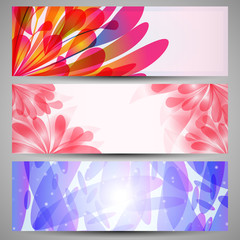 Set of colorful banners