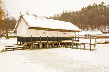 Fishery On A Frozen Lake