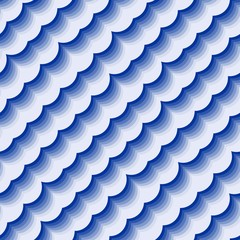 Seamless water wave pattern