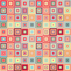 Seamless geometric pattern of squares