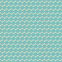Naklejka premium Seamless geometric pattern on light blue background